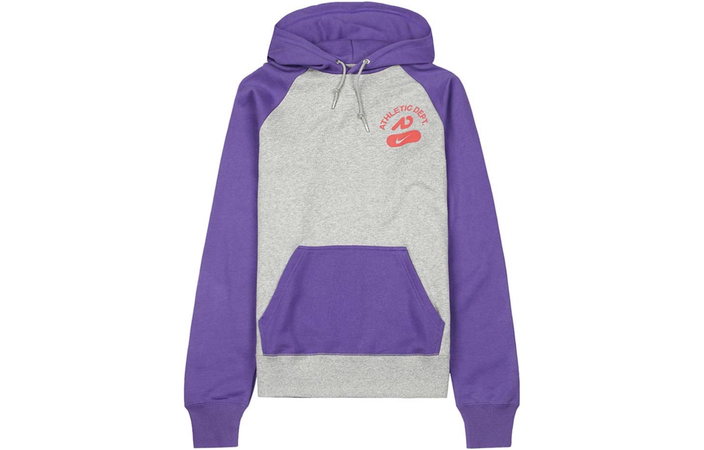 Nike Sports Life Collection Sweatshirt Unisex Gray Purple 403978-066 XL