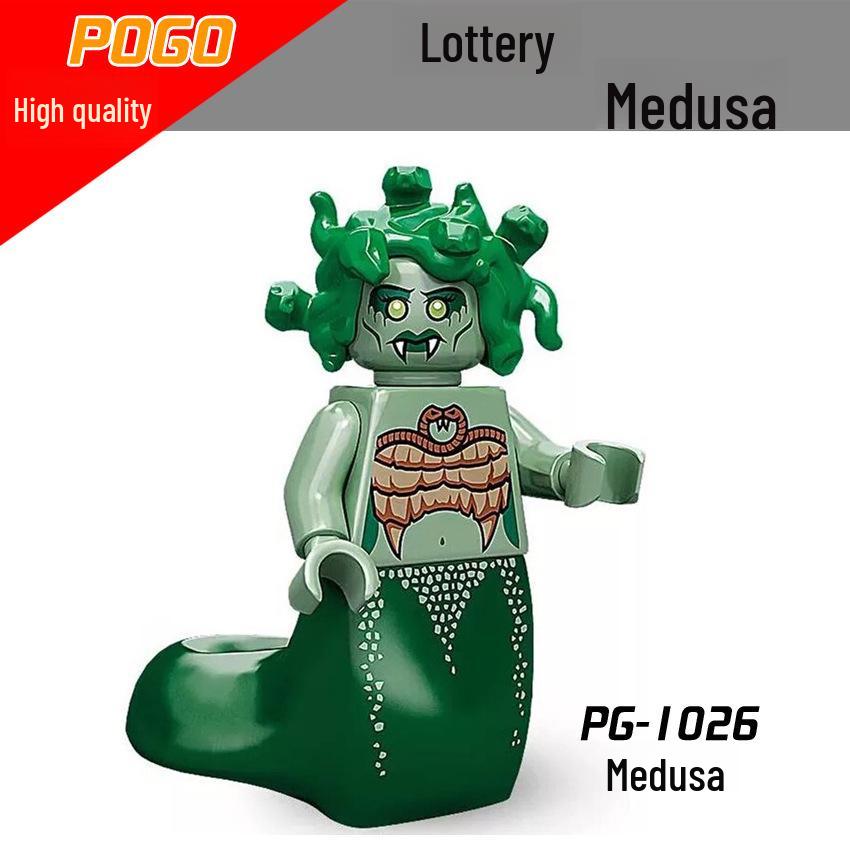 

Оптові Мультяшні Клоун та Бог Багатства Конструктор Іграшки Height about 5 cm