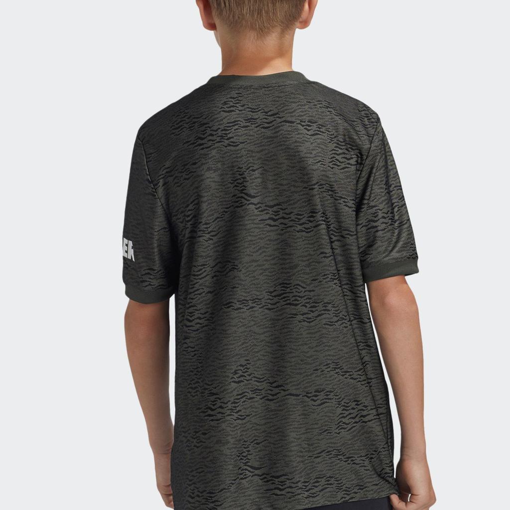 Adidas T Shirt Black Gray Teenagers EE2397