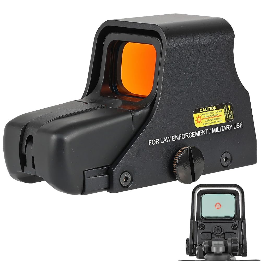 Ryohin Buhin IOTECH 551 Holographic Dot Sight Replica with Ruby Lens for 20mm Rails (Black)
