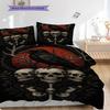Skulls Raven Set Threepiece Set 1 Duvet Cover 2 Pillowcase Without Core Bedding Set Duvet Cover And Pillowcase Christmas Birthday Gift