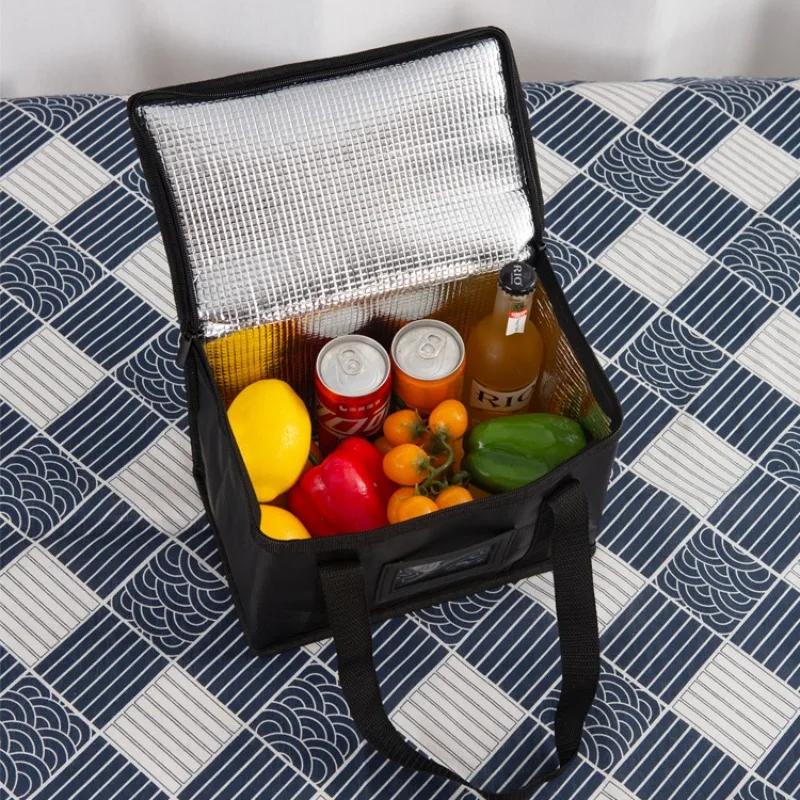 1-2PCS 16/28/50/70L Insulated Cooler Bag Large Capacity Thermal Lunch Tote Folding Picnic Leakproof Food Storage Pouch