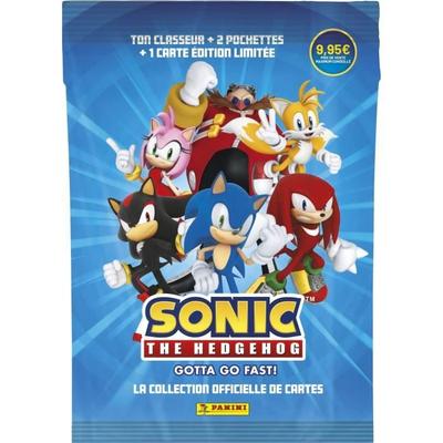 Starter Pack - PANINI - Sonic the Hedgehog Classic - Binder - 2 Pockets - 1 Limited Edition Card