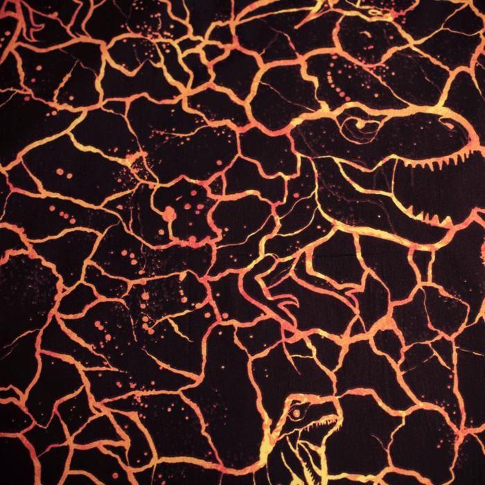Parure de lit - Jurassic Park - 140x200 cm - 100% coton - Housse avec fermeture à glissière - Enfant
