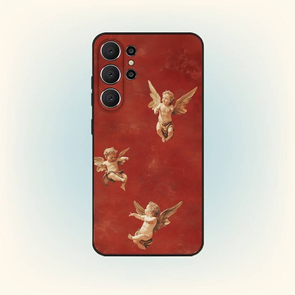 Renaissance Art Paintings Phone Case For Samsung S25,S24,S21,S22,S23,S30,Ultra,S20,FE,Lite,10,9,Black Cover