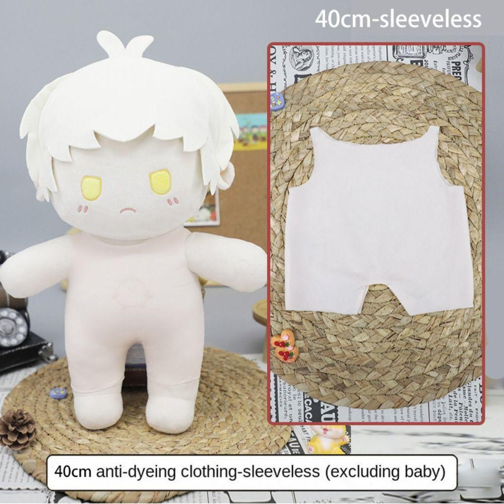 Soft Cotton Doll Anti-staining Cloth Fleshcolor Sleeved Doll Bottoming Shirt  Kids