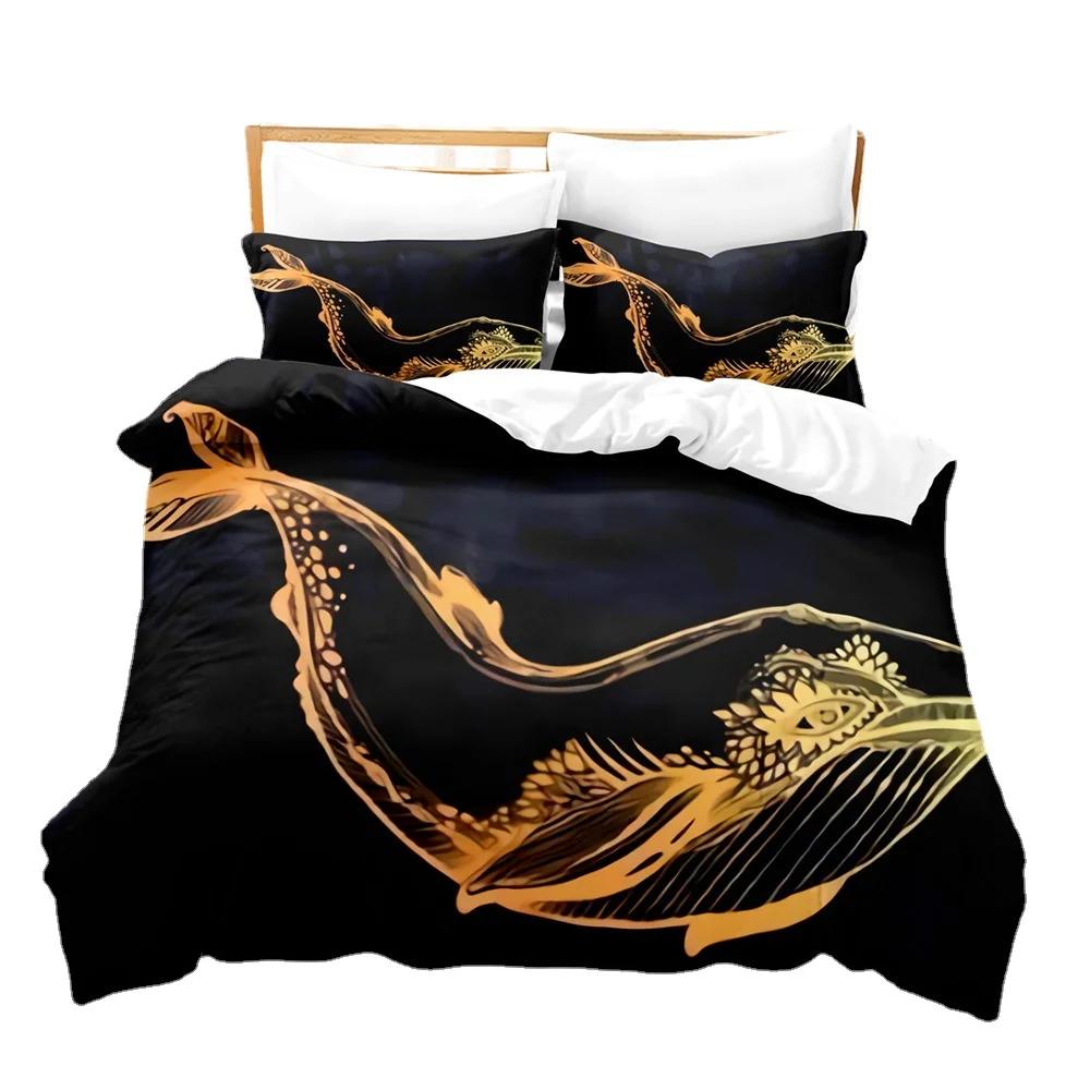 

Животное Акула Постельное белье Постельные принадлежности Детские Зимние Комплекты пододеяльников Детские, полуторный Двуспальный Королевский Кинг Набор для спальни Housse De Couette EU single(135x200cm)