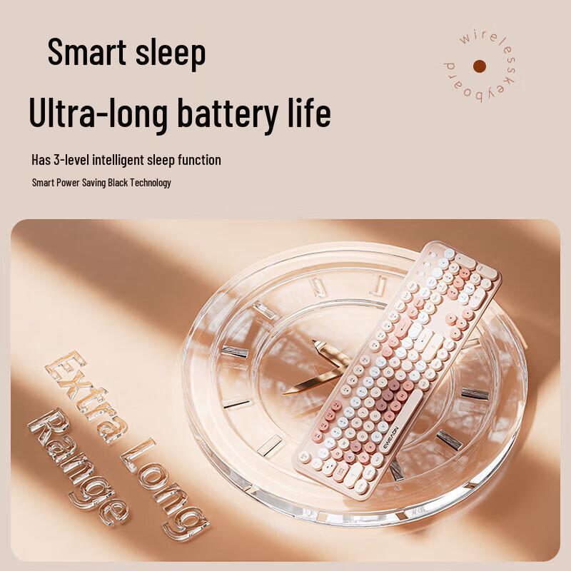 EWEADN V96 Punk Bluetooth Dual-Mode Keyboard and Mouse Set