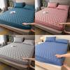 Polyester Bed Cover With Solid Color Design For Bed Protects Mattress And Prevents Dust