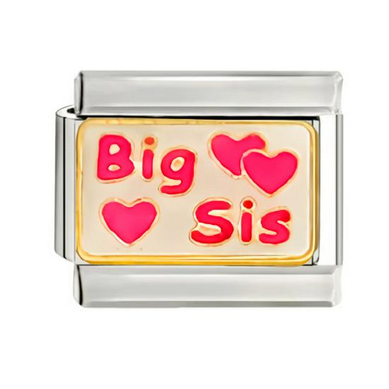 Gold-Plated Titanium Enamel Cross Bracelet - Italian DIY Charm for Little Girls