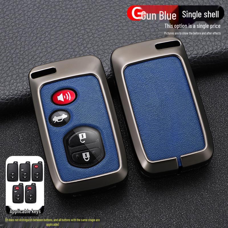 Compatible Key Case for Toyota Models: Corolla, Levin, Camry, Highlander, RAV4, Crown, CHR, Reiz