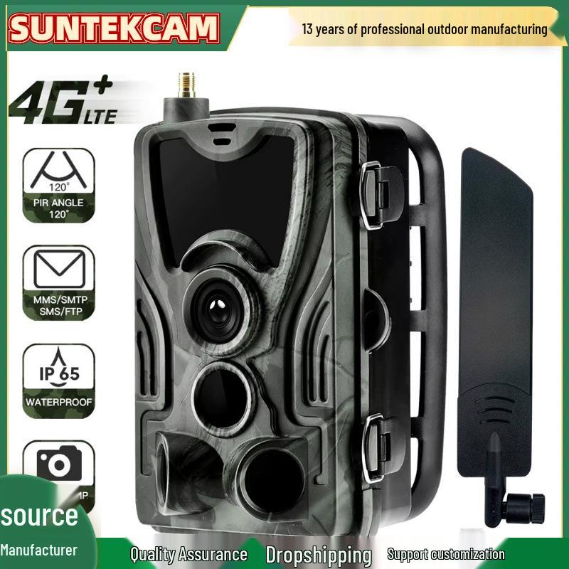 

HD Камера нічного бачення 4G LTE для полювання з інфрачервоним підсвічуванням та водонепроникними функціями камуфляжний