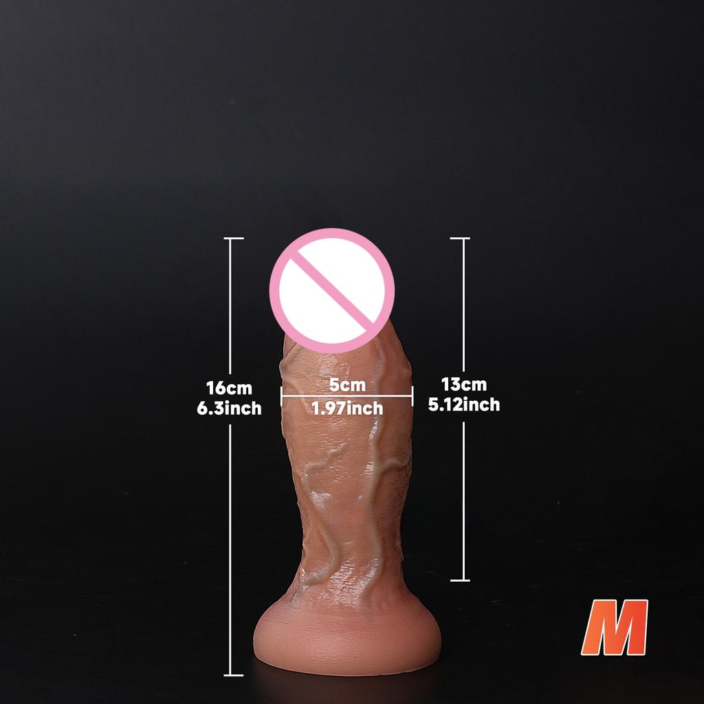 Realistic Flesh Skin Soft Thick Big Dildo Double Silicone Small Penis Woman Man Anal Sex Toy Suction Cup Dick Masturbators Cock