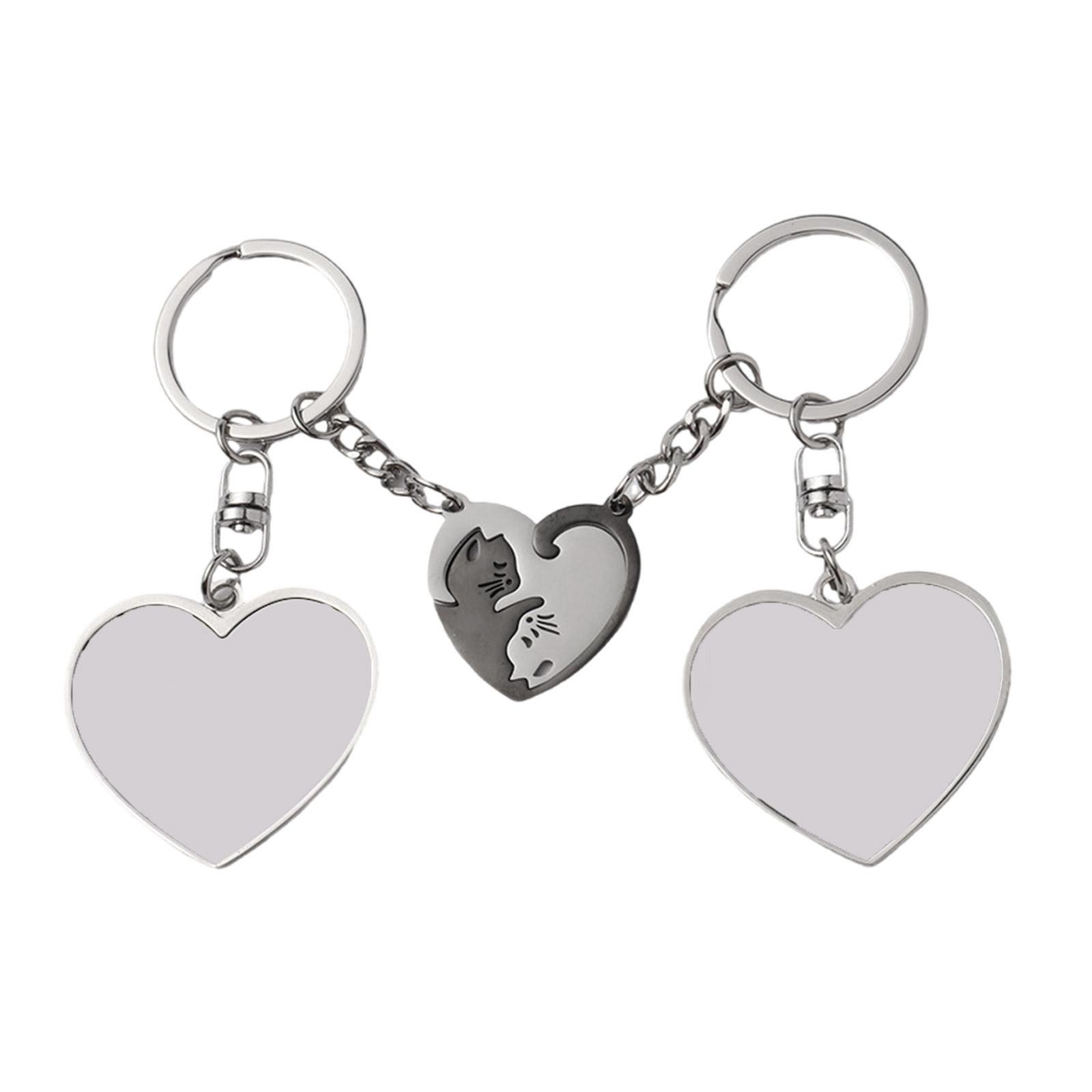 

Набор из 2 сублимационных заготовок для брелоков Двусторонние брелоки для термопереноса для персонализированных подарков и ремесленных проектов 62