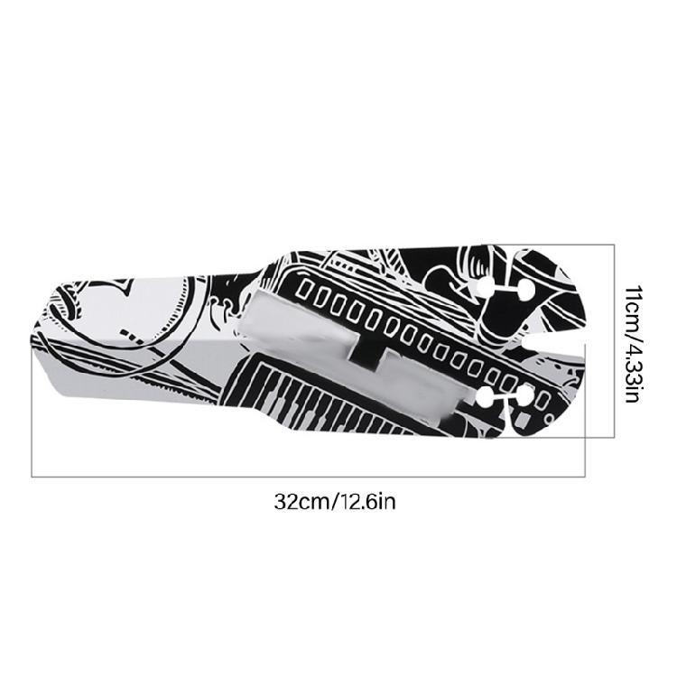 Portability Road Mountain Bike Mud Guards Extended Coverage Bike Mudguards for Various Weather Protecting