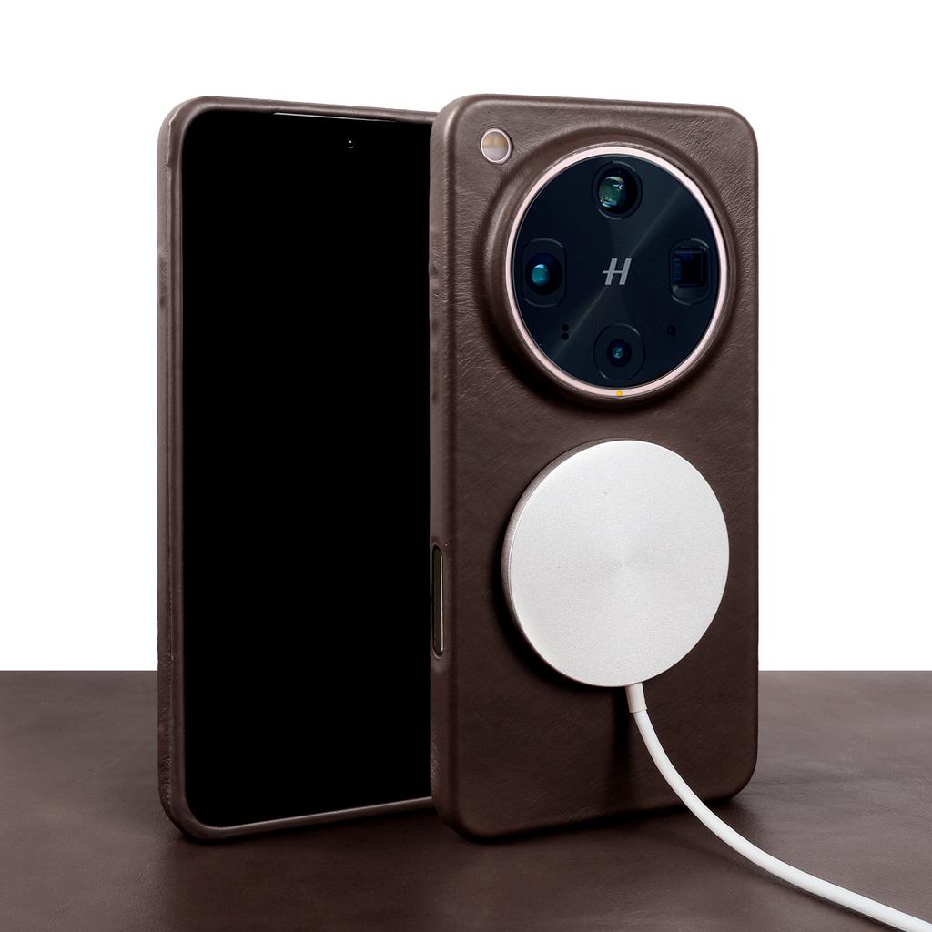 Voor Magnetische Echt Lederen Hoesje Voor OPPO Find X9 Pro X8 Ultra X6 Pro X7 Ultra RENO 9 Pro Plus Telefoon Achterkant Hoesje