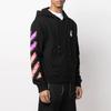 OFF WHITE Marker Zip Hoodie OMBE001R21FLE0021032