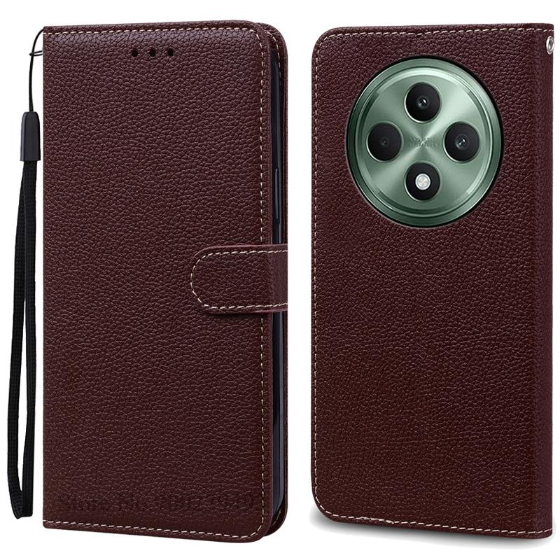 For Oppo Reno 12 FS 5G Etui Lommebok Lær Flip Cover For Oppo Reno 12F Etui Reno 12FS 12 F Reno12F Reno12 Fs Telefonetui Fundas