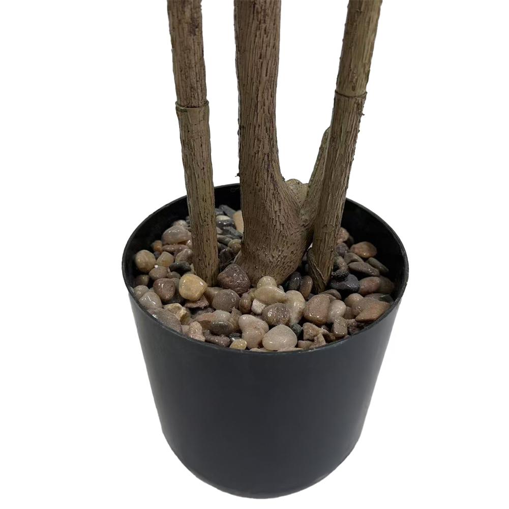 US SArtificial Olive Tree Faux Silk Plant 6FT Tall Artificial Olive Trees Indoor With Natural Wood Trunk Lifelike Fruit For Home