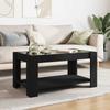 LED Coffee Table Black 93 x 53 x 45 cm Particleboard