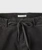 PANICALE Charcoal Regular Slim Fit Velvet Pants