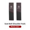 BENZ Car Seat Belt Protection Shoulder Pad Spliced Carbon Fibre Strap For Mercedes Benz W202 W212 W126 W140 W168 W177 CLS GLE GLC GLS
