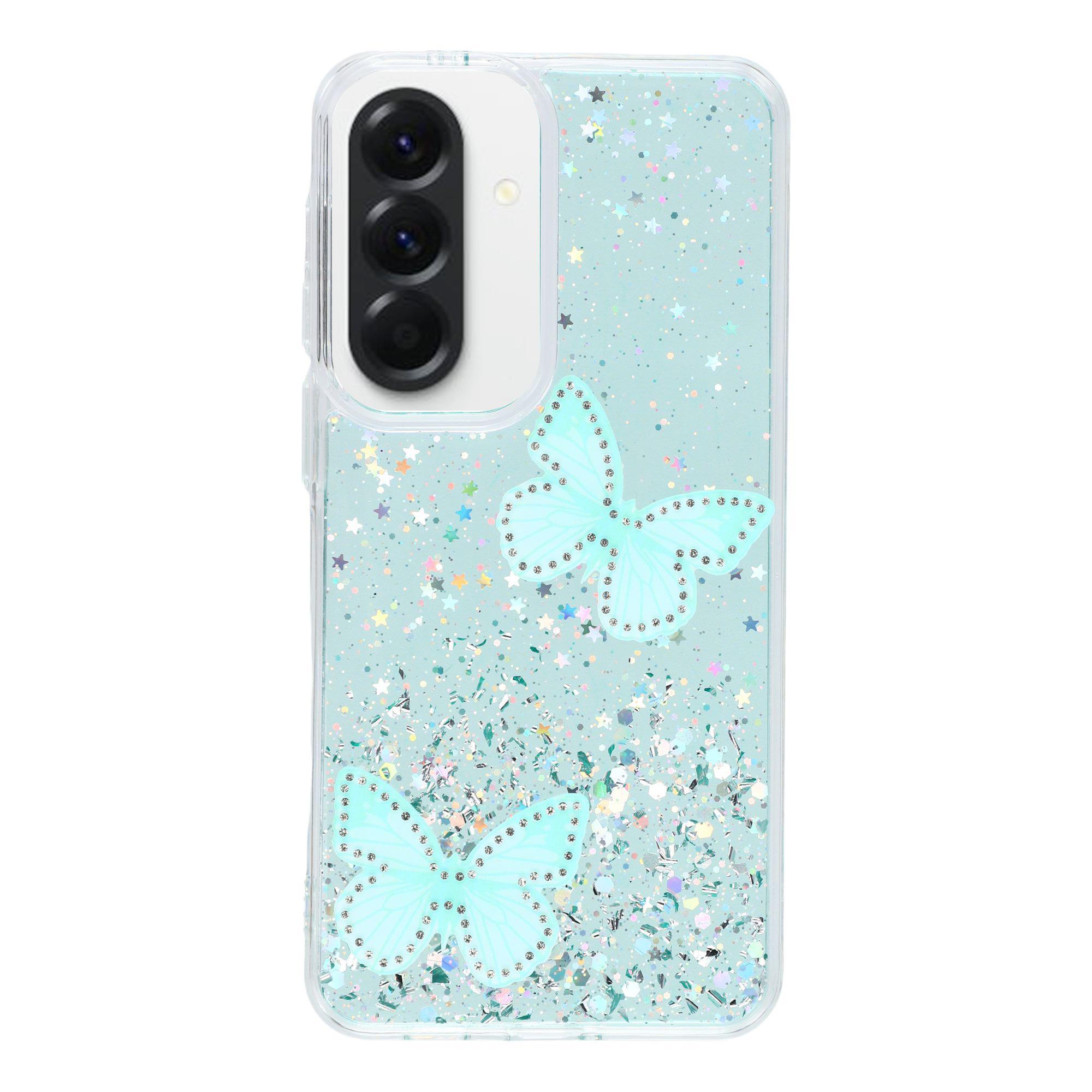 For Samsung Galaxy A37 5G Case Epoxy PVC Butterfly TPU Aesthetics Phone Cover