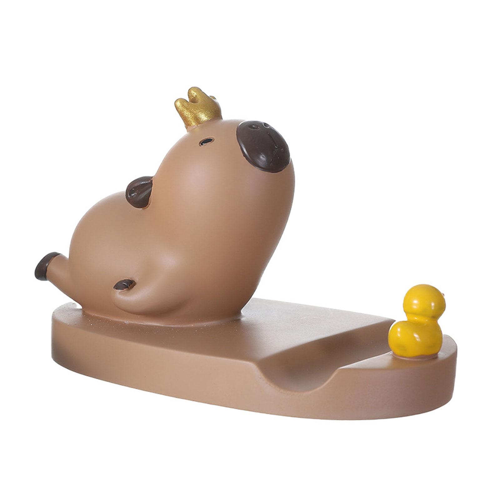 

Милый держатель для телефона Capybara, подставка для мобильного телефона, украшение из смолы для всех телефонов, подарок на день рождения A