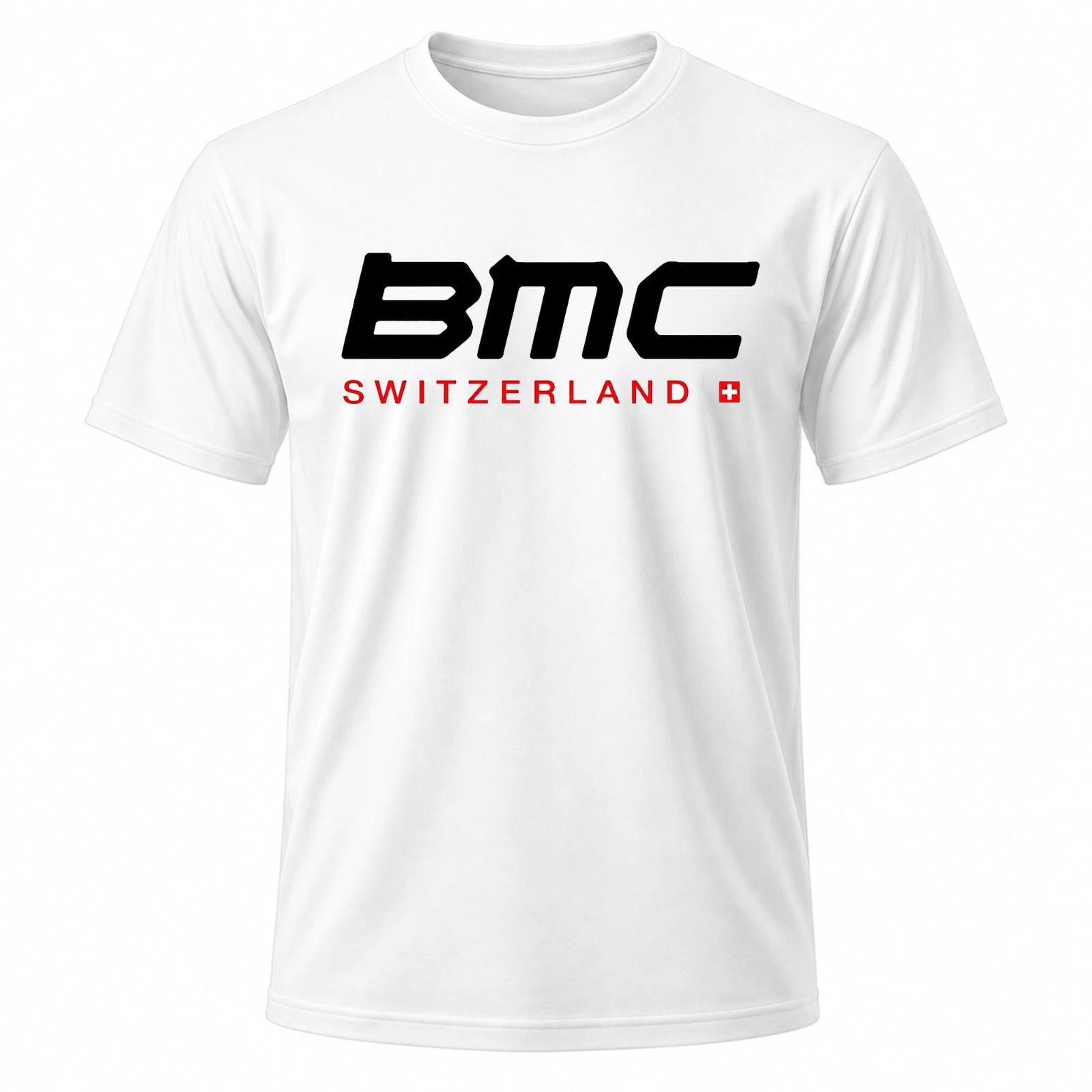 BMC Switzerland Bike Men s White Graphic T Shirt Fr XL