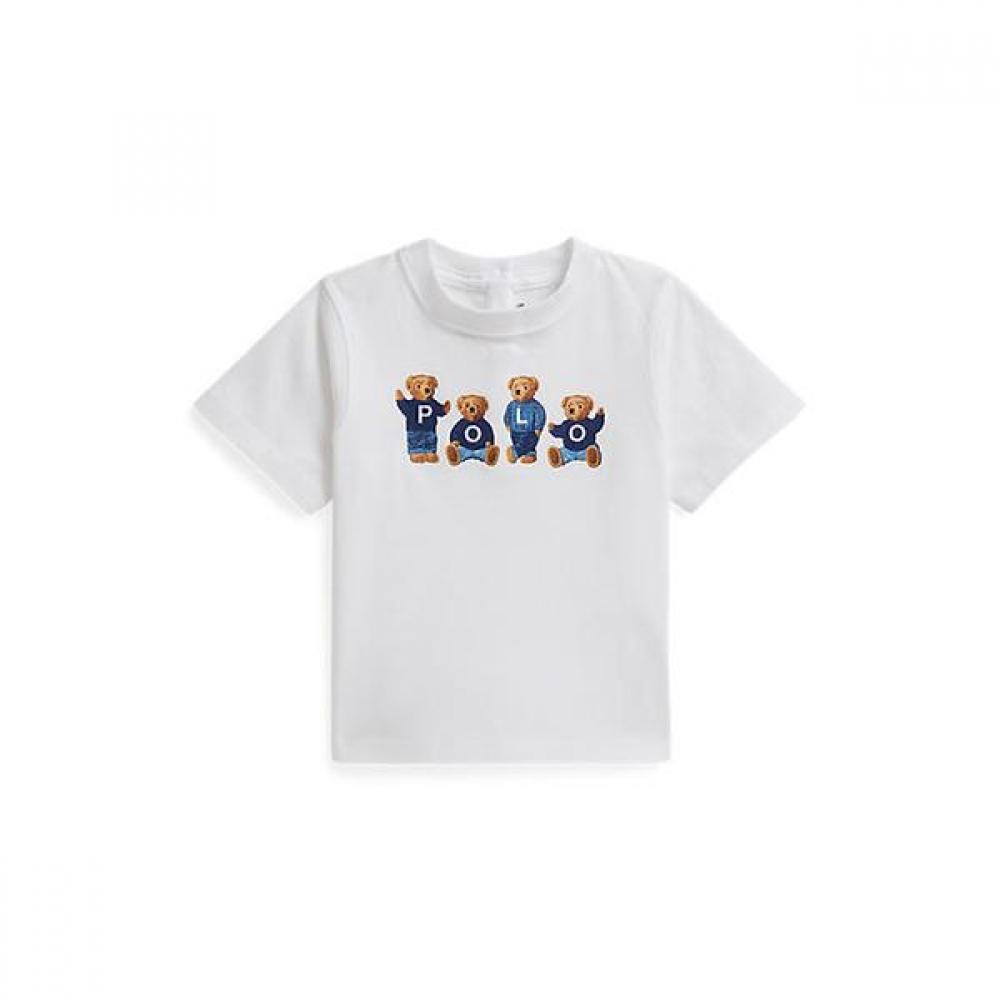 Polo Ralph Lauren Baby Girls Polo Bear Logo Cotton Jersey Tee Cwpotshf8020157100 18M