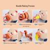 Colorful Clay Piggy Eraser & Noodle Maker Toy Set for Kids - Lightweight Clay for Boys & Girls, Ideal for Kindergarten Activities