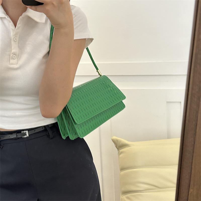 Stylish Black Pu Mini Shoulder Bag For Women Trendy Casual Small Square Purse