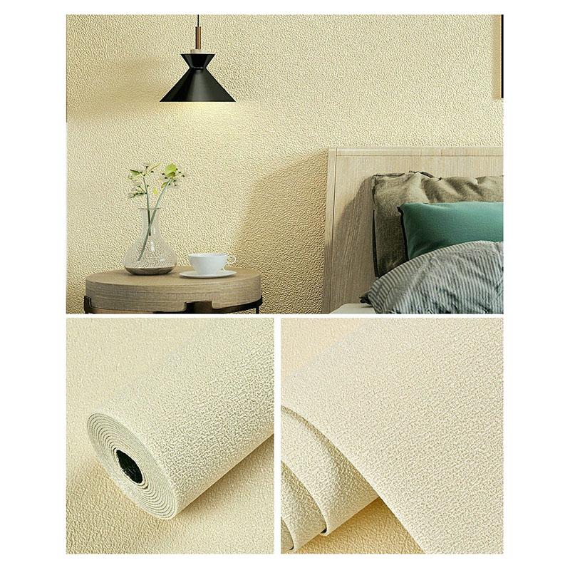 Strukturierte selbstklebende Tapete - 50 cm breit Wasserdichte Wandverkleidung für Schlafzimmer/Wohnzimmer, 3D-Relief DIY-Dekoration