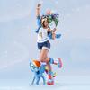 My Pony Bishoujo Statue Sunset Shimmer Applejack Twilight Sparkle Pinkie Pie Anime Action Figure Toy Collection Doll PVC little Poseable Articulated