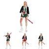 Unisex Vampir-Schüler-Outfit Perfekt für Spiel Anime Rollenspiel