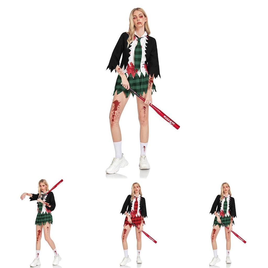 Unisex Vampir-Schüler-Outfit Perfekt für Spiel Anime Rollenspiel