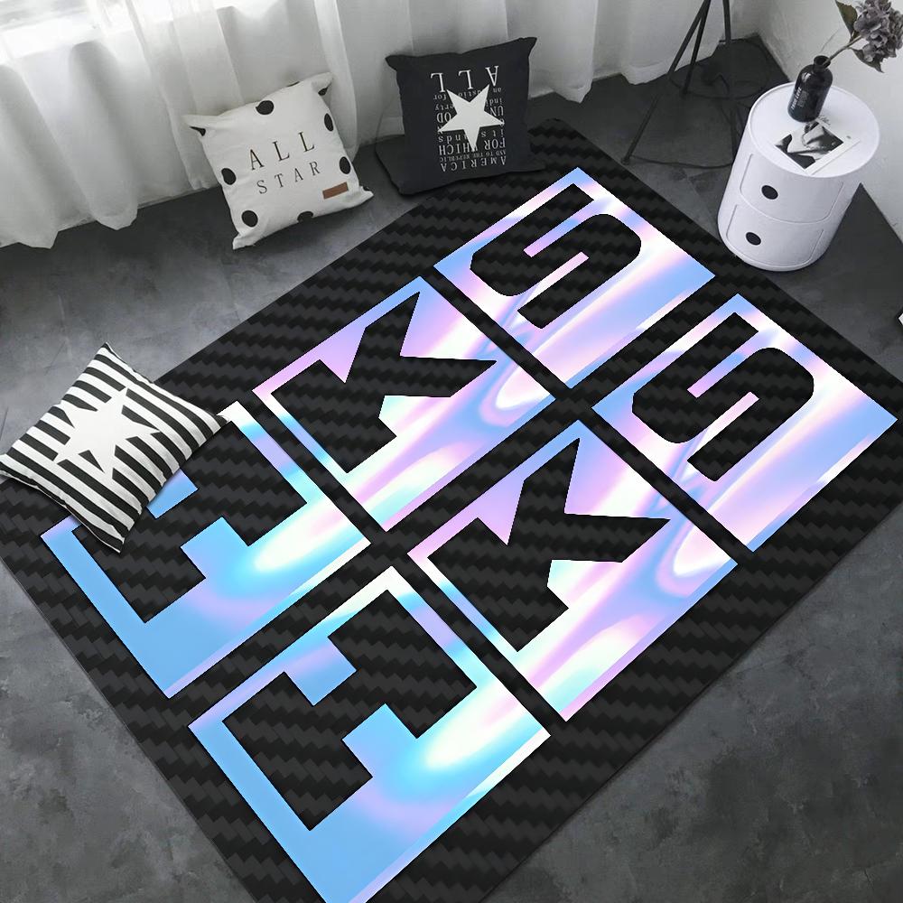 Sports Car H-K-S JDM Kitchen Mat Washable Non-Slip Living Room Sofa Chairs Area Mat Kitchen Toilet Rug