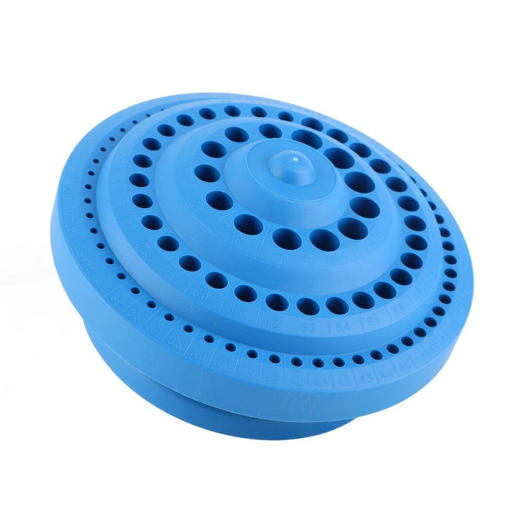 Round Shape Drill Bit Organizer Stand 1-13mm Diameter Drill Bit Storage Box Household Use