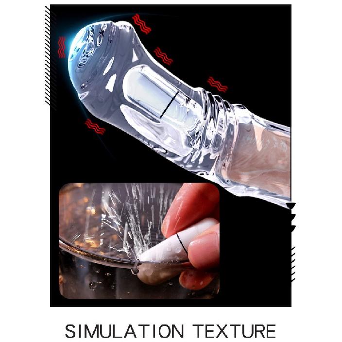 Vibrator Penis Sleeve Horse Dildo Reusable Condom Cock Ring Dildos Delay Penis Extender Dick Enlarger Sexy Toys For Men Sex