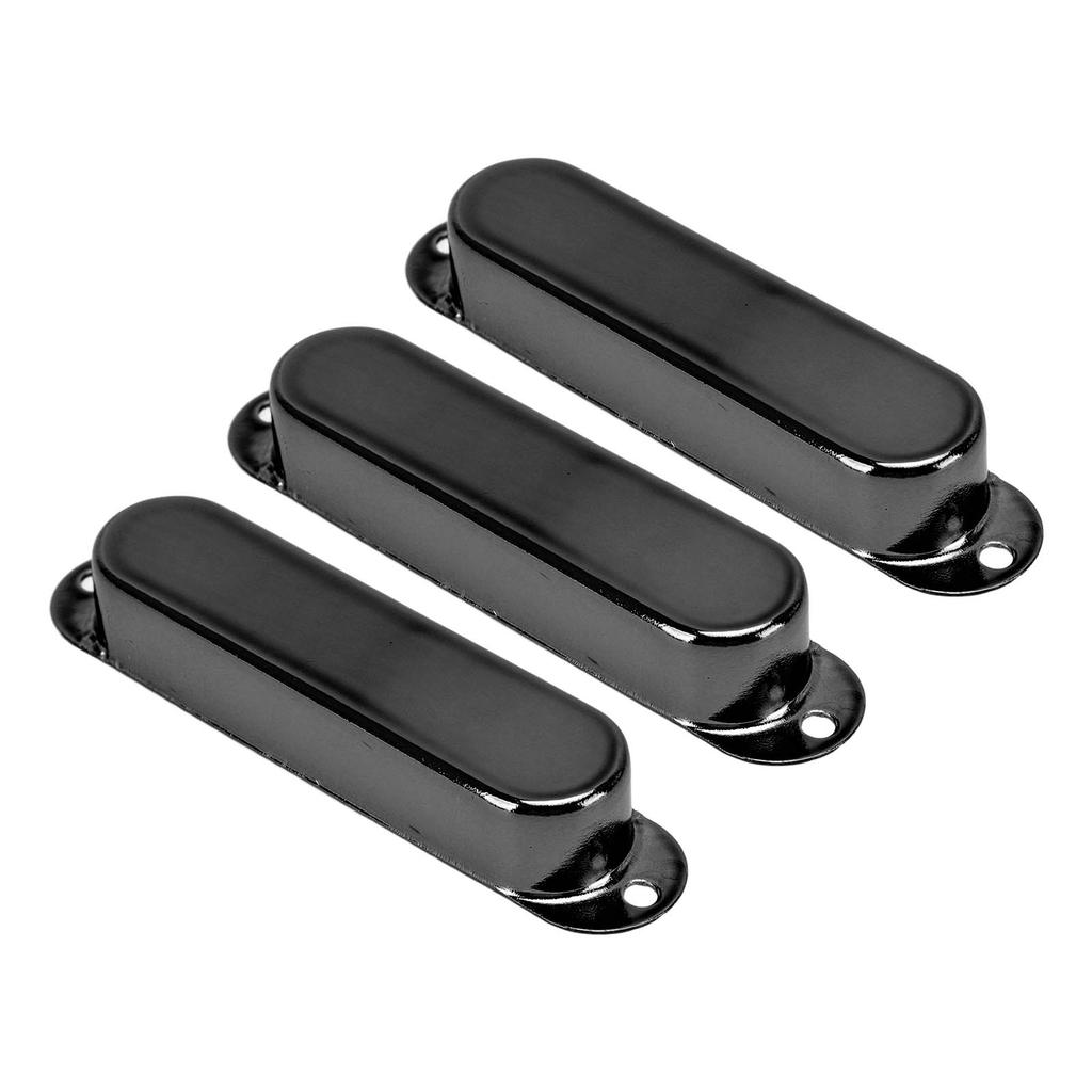 3Pcs Electric Guitar Single Coil Pickup Cover Copper Instrument Accessory Set Kit