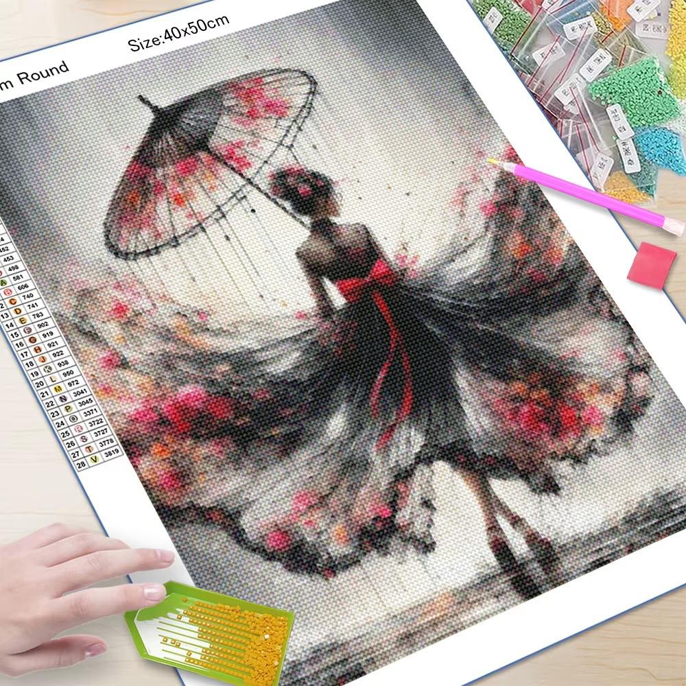 5D DIY Diamond Painting Dancing Beautiful Girl Full Square/Round Diamond Mosaic Embroidery Home Decor Handmade Gifts