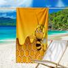 Proof Beach Towel with a Maya the Bee Pattern - Soft,absorbent,quick-drying,machine Washable - Perfect for Swimming,camping,bathing