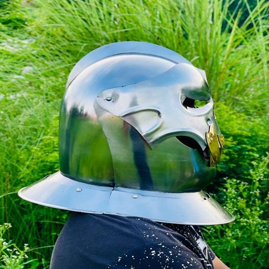 Medieval Demonic Face Helmet  Horror Face Helmet  Ghost Skull Helmet  Medieval Helmet  Cosplay Helmet Knight Helmet Best Gift