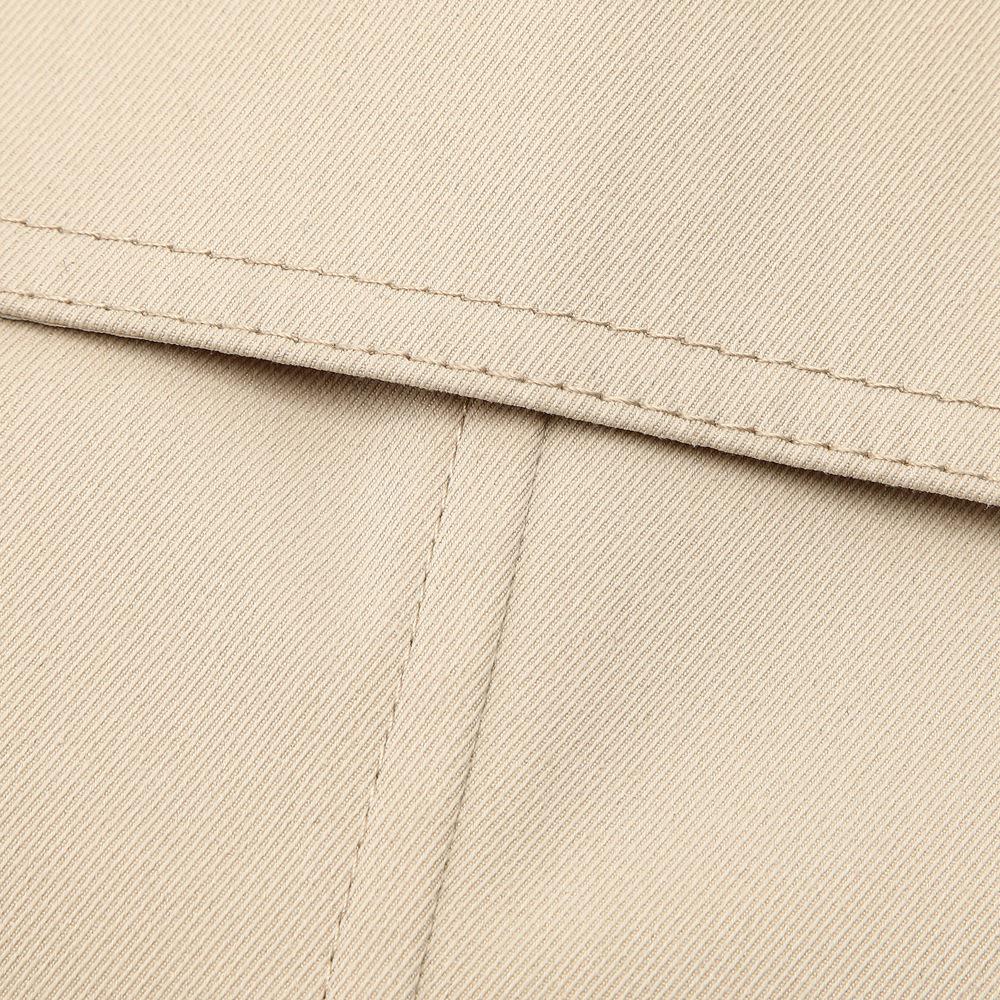 Women's Sleeveless Double-Breasted Trench Coat - Lapel, Belted, Polyester Outerwear, Casual Style