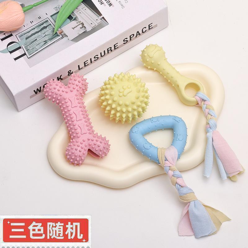 Dog Toys Direct Sales TPR Dog Toys Can't Bite Tooth Grinding Cotton Rope Pet Toys