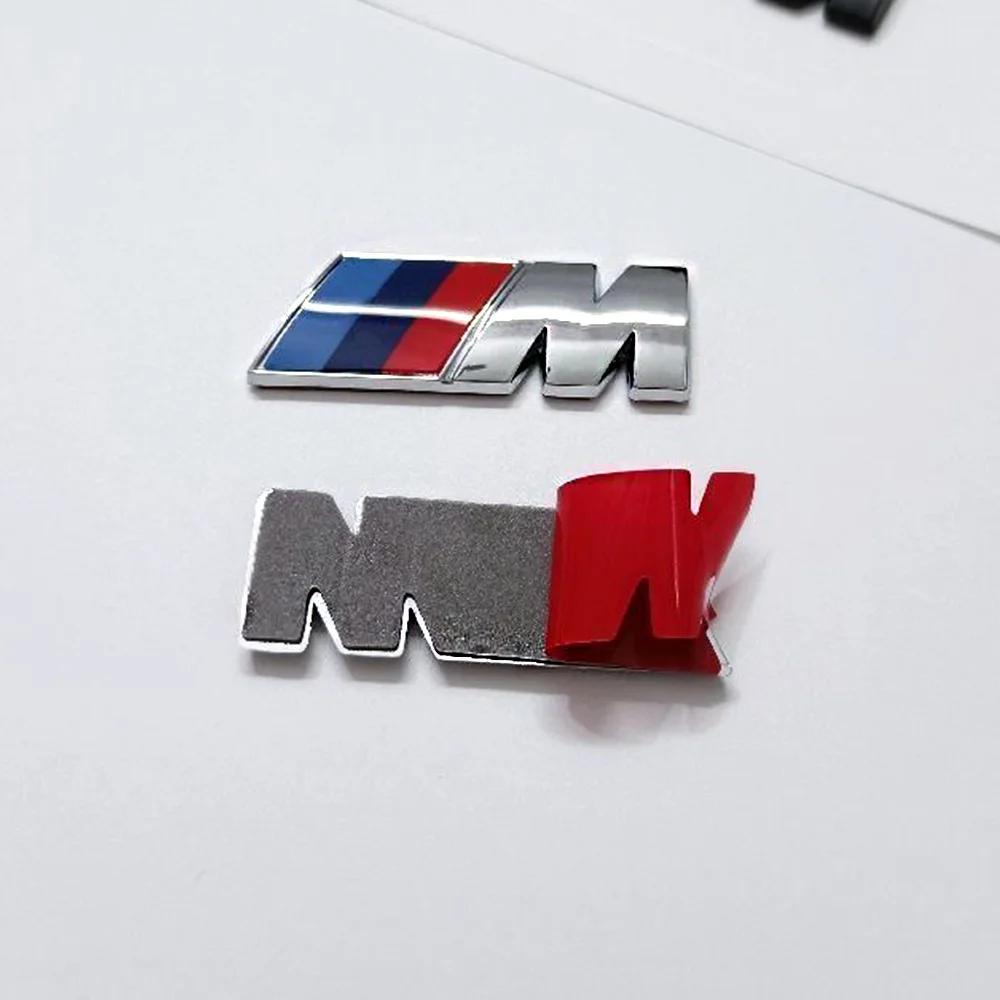 1PCS Car Fender Side Emblem Rear Trunk Badge M Logo Sticker For BMW Mini M M3 M5 M6 E46 E90 F30 G20 E36 E34 G20 G30 Accessories