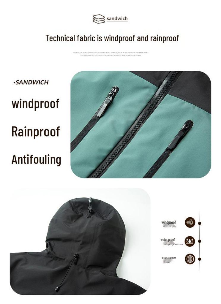 2025 Birdhouse SV7 Waterproof & Windproof Outdoor Jacket for Spring & Autumn Hiking