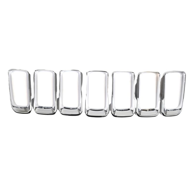 Upgrades Front Grille Replacements Plastic Grille Vehicles Front Grille Vehicle Accessories for Vehicles  2011 to 2017 серебряный