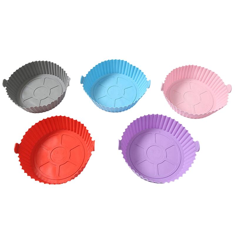 Heißluftfritteuse Backblech Ofen Backblech Frittierkorb Matte Heißluftfritteuse Silikontopf Ersatz Grillpfanne Backform Pizzablech