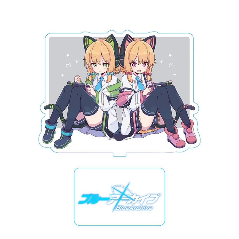 Hot Anime Blue Archive Takanashi Hoshino Cosplay Game Acrylic Action Figure Stand Model Toy Decor Prop Fans Collection Gift
